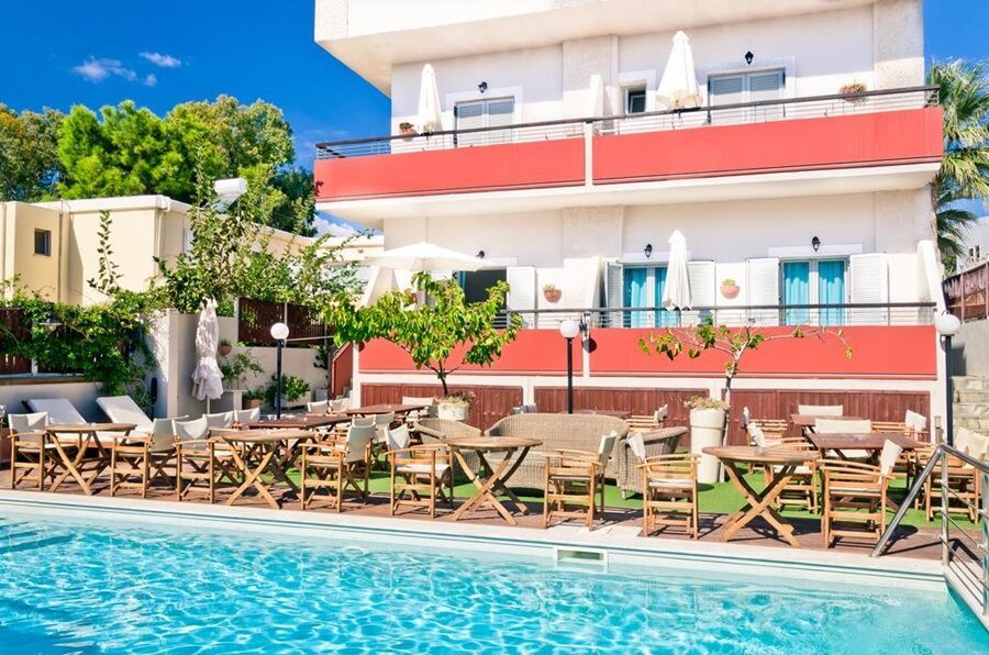 Talos Hotel & Apartments Hriszí Aktí Haniá Kültér fotó